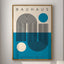 Modernist Bauhaus Geometric Canvas Poster Living Room Wall Art Retro Prints Mid Century Home Decorative Wall Art Painting - Slobuy