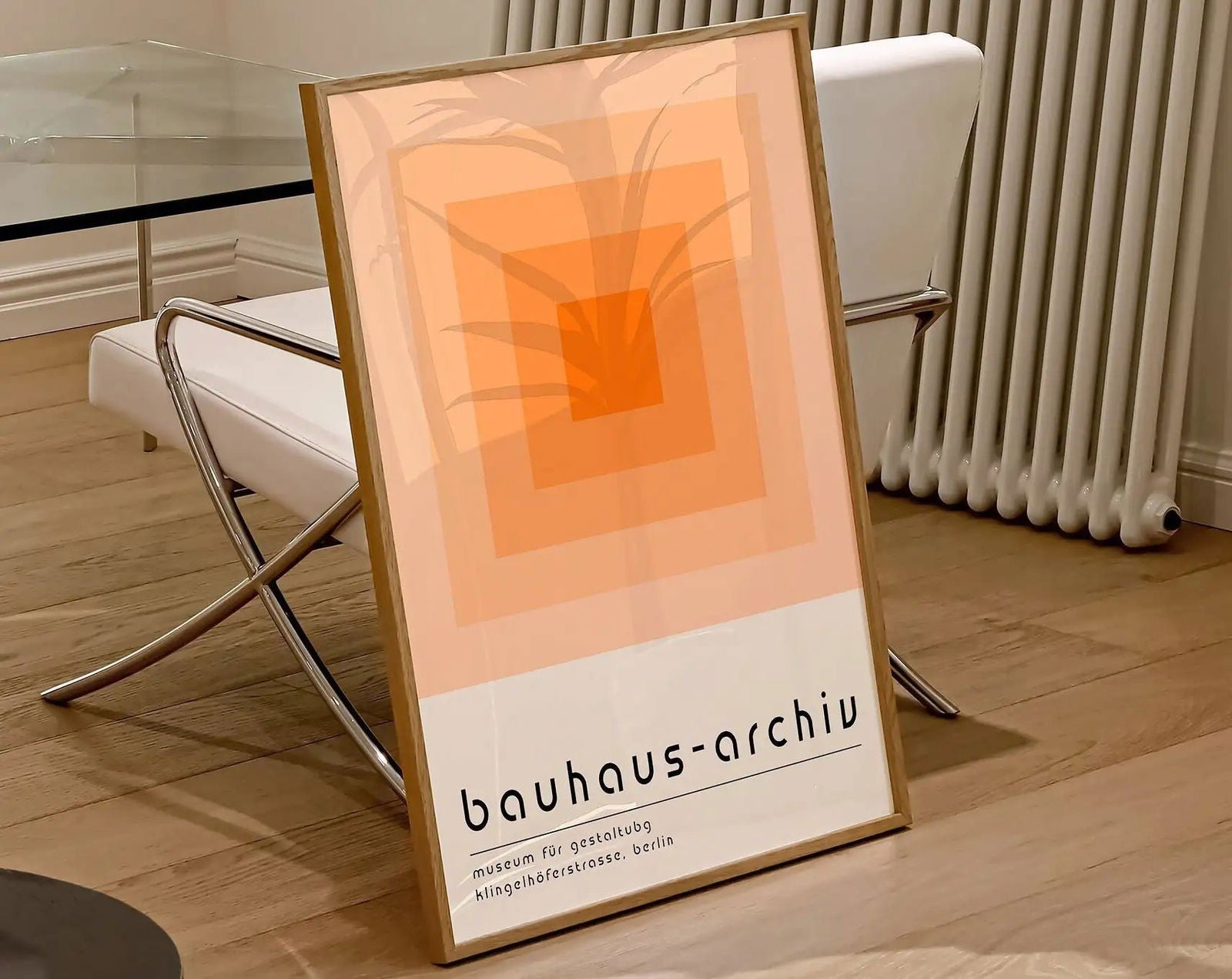 Modernist Bauhaus Geometric Canvas Poster Living Room Wall Art Retro Prints Mid Century Home Decorative Wall Art Painting - Slobuy