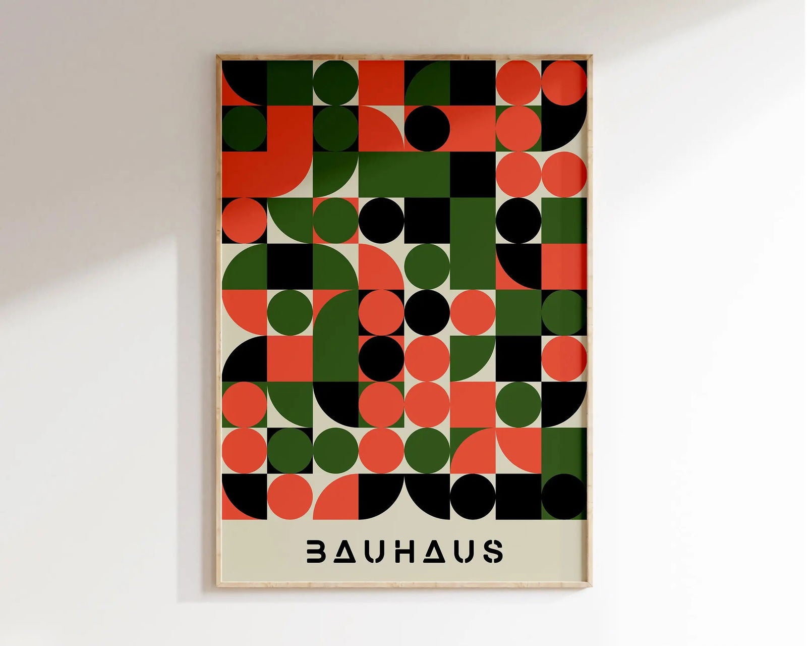 Modernist Bauhaus Geometric Canvas Poster Living Room Wall Art Retro Prints Mid Century Home Decorative Wall Art Painting - Slobuy