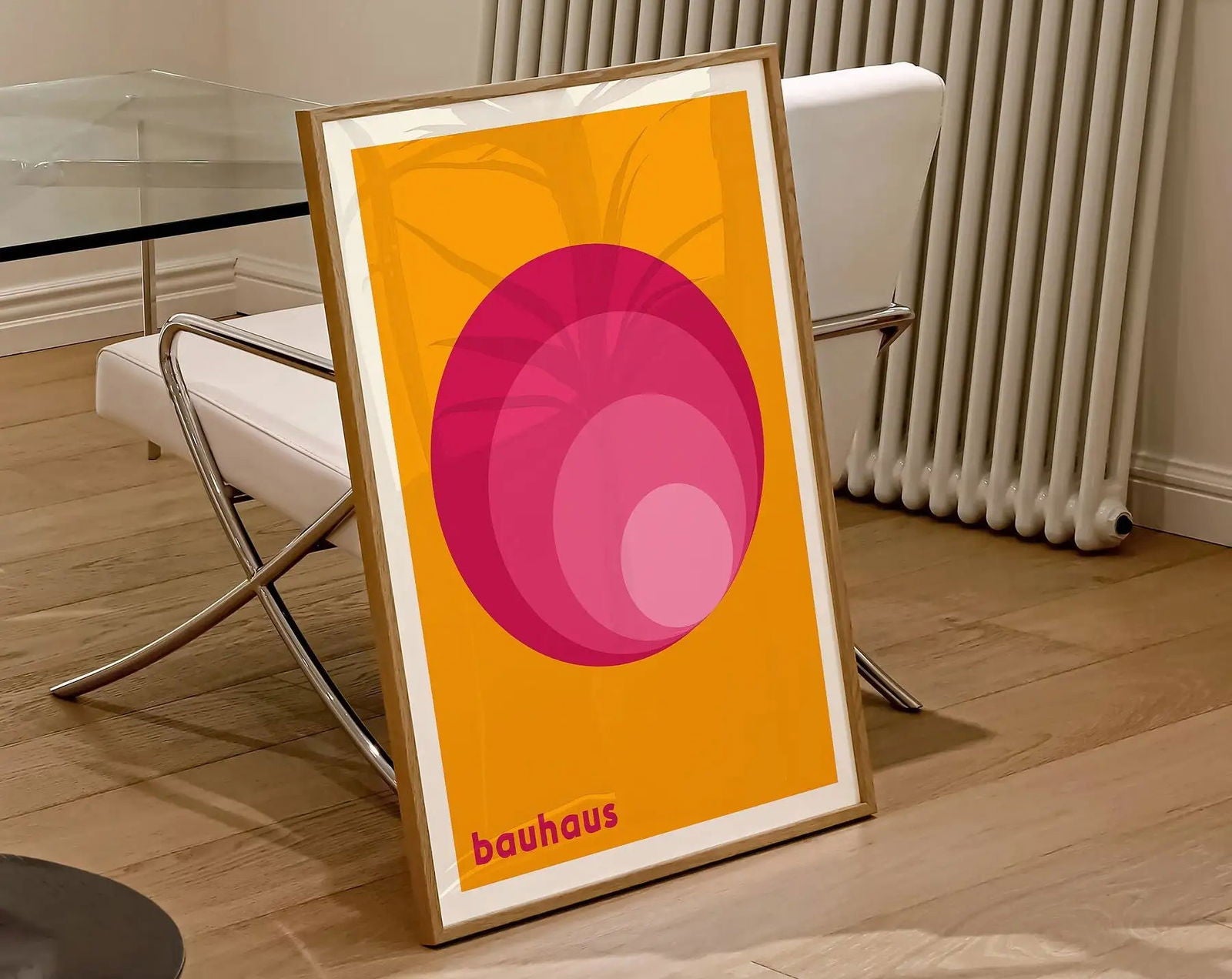 Modernist Bauhaus Geometric Canvas Poster Living Room Wall Art Retro Prints Mid Century Home Decorative Wall Art Painting - Slobuy