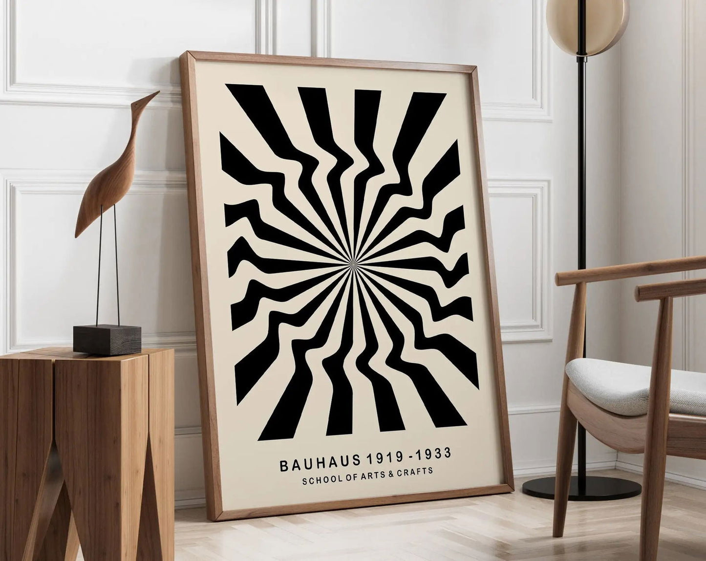 Modernist Bauhaus Geometric Canvas Poster Living Room Wall Art Retro Prints Mid Century Home Decorative Wall Art Painting - Slobuy