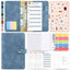 Money Budget Planner Binder With Zipper Envelopes, Cash Envelopes For Budgeting, Money Organizer For A6 Cash Budget Binder - Slobuy