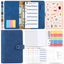 Money Budget Planner Binder With Zipper Envelopes, Cash Envelopes For Budgeting, Money Organizer For A6 Cash Budget Binder - Slobuy