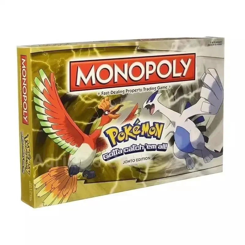 Monopoly Pokemon New All Series Friends Board Game of Thrones Puzzle Battle Hobby Casual Toy Kid Anime Family Collectible Gift - Slobuy
