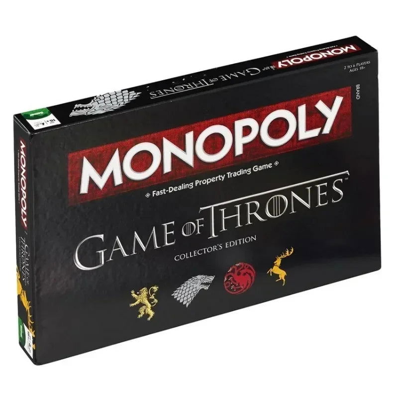 Monopoly Pokemon New All Series Friends Board Game of Thrones Puzzle Battle Hobby Casual Toy Kid Anime Family Collectible Gift - Slobuy