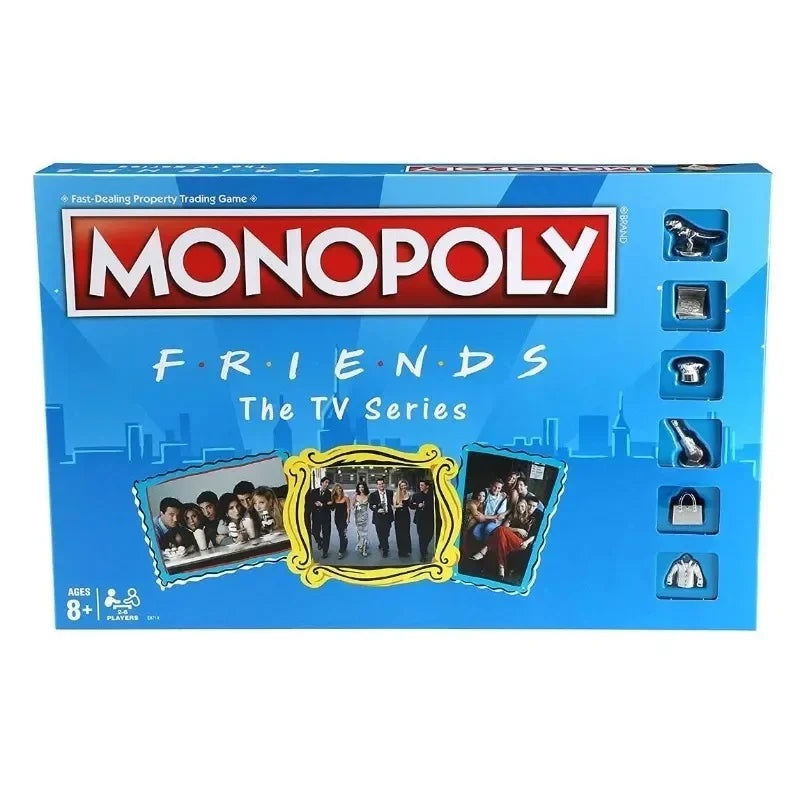Monopoly Pokemon New All Series Friends Board Game of Thrones Puzzle Battle Hobby Casual Toy Kid Anime Family Collectible Gift - Slobuy