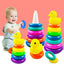 Montessori Baby Toy Rolling Ball Tower Montessori Educational Games For Babies Stacking Track Baby Development Toys 1 2 3 Years - Slobuy