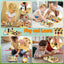 Montessori Busy Board Sensory Toys Wooden With LED Light Switch Control Board Travel Activities Children Games For 2-4 Years Old - Slobuy