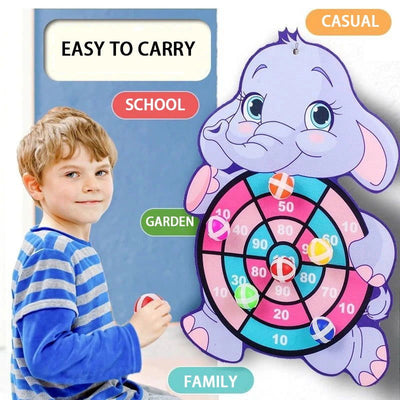 Montessori Dart Board Target Sports Game Toys For Children 4 To 6 Years Old Outdoor Toy Child Indoor Girls Sticky Ball Boys Gift - Slobuy