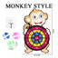 Montessori Dart Board Target Sports Game Toys For Children 4 To 6 Years Old Outdoor Toy Child Indoor Girls Sticky Ball Boys Gift - Slobuy