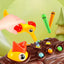 Montessori Educational Toys for Children Woodpecker Catch Worms Toy Toddler Kids Magnetic Games for Babi Development Busy Board - Slobuy