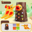 Montessori Educational Toys for Children Woodpecker Catch Worms Toy Toddler Kids Magnetic Games for Babi Development Busy Board - Slobuy