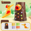 Montessori Educational Toys for Children Woodpecker Catch Worms Toy Toddler Kids Magnetic Games for Babi Development Busy Board - Slobuy