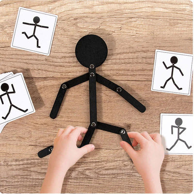 Montessori Material DIY Puzzle Toys Boards Educational Game Early Learning Toy For Children Preschool Fine Motor Training - Slobuy