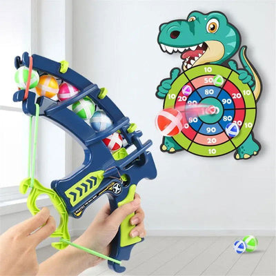 Montessori Throw Sport Slingshot Target Sticky Ball Dartboard Basketball Board Games Educational Children's outdoor Game toy - Slobuy