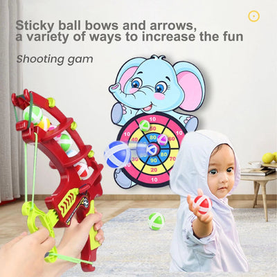 Montessori Throw Sport Slingshot Target Sticky Ball Dartboard Basketball Board Games Educational Children's outdoor Game toy - Slobuy