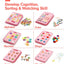 Montessori Toddler Busy Board Educational Activity for Basic Dress Motor Skills Baby Learning Toys for Travel - Slobuy