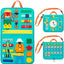 Montessori Toddler Busy Board Educational Activity for Basic Dress Motor Skills Baby Learning Toys for Travel - Slobuy