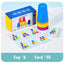 Montessori Toys Stack Cup Game With Card Educational Intellectual Enlightenment Color Cognition Logic Training Kids Children - Slobuy