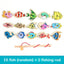 Montessori Wooden Fishing Toys For Children Magnetic Marine Life Cognition Fish Games Parent-Child Interactive Educational Toy - Slobuy