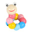 Montessori Wooden Toys Baby's Adorable Caterpillar Puppet Bright Color Kids Early Education Learning Toy for Boy Girl Gifts - Slobuy