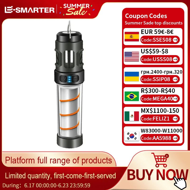 Mosquito Killer Lamp Portable Lantern Camping Tent Mosquito Repellent Large Capacity Lighting Flashlight With Triangle Bracket - Slobuy