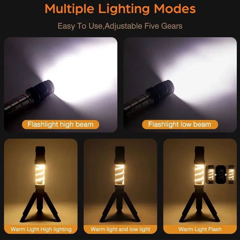 Mosquito Killer Lamp Portable Lantern Camping Tent Mosquito Repellent Large Capacity Lighting Flashlight With Triangle Bracket - Slobuy