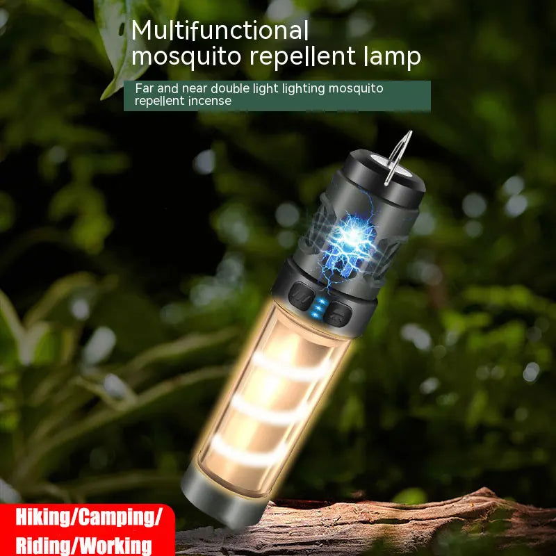 Mosquito Killer Lamp Portable Lantern Camping Tent Mosquito Repellent Large Capacity Lighting Flashlight With Triangle Bracket - Slobuy