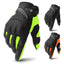 Motorbike Breathable Racing Glove Motorcycle Full Finger Gloves Motocross Motorbike Breath Mesh Touch Screen Racing Glove - Slobuy