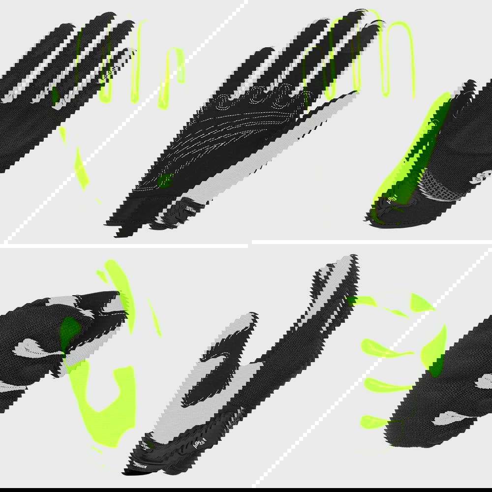 Motorbike Breathable Racing Glove Motorcycle Full Finger Gloves Motocross Motorbike Breath Mesh Touch Screen Racing Glove - Slobuy
