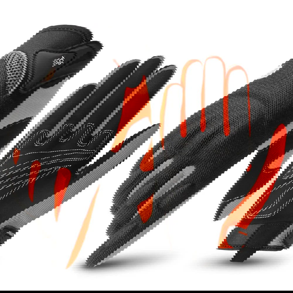 Motorbike Breathable Racing Glove Motorcycle Full Finger Gloves Motocross Motorbike Breath Mesh Touch Screen Racing Glove - Slobuy