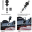 Motorcycle Fork Stem Mount Waterproof Case Mirror Navigation Bicycle Phone Holder Handlebar Bracket Scooter Motorbike Phone Bag - Slobuy