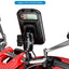 Motorcycle Fork Stem Mount Waterproof Case Mirror Navigation Bicycle Phone Holder Handlebar Bracket Scooter Motorbike Phone Bag - Slobuy