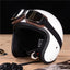 Motorcycle Glasses Windproof Motorcycle Helmet Glasses Sunglasses Retro Universal Folding Leather Retro Motorcycle Accessories - Slobuy