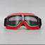 Motorcycle Glasses Windproof Motorcycle Helmet Glasses Sunglasses Retro Universal Folding Leather Retro Motorcycle Accessories - Slobuy