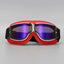 Motorcycle Glasses Windproof Motorcycle Helmet Glasses Sunglasses Retro Universal Folding Leather Retro Motorcycle Accessories - Slobuy