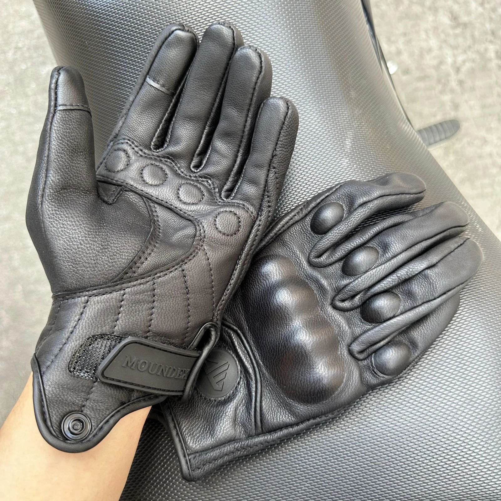 Motorcycle Gloves Men Women Moto Leather Cycling Winter Glove Motorbike Motorcross ATV Motor New S-3XL XXL Bicycle Protection - Slobuy