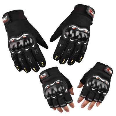 Motorcycle Gloves Men's Motorcycle Gloves Breathable Closed Finger Racing Gloves for Outdoor Sports Crossbike Riding - Slobuy