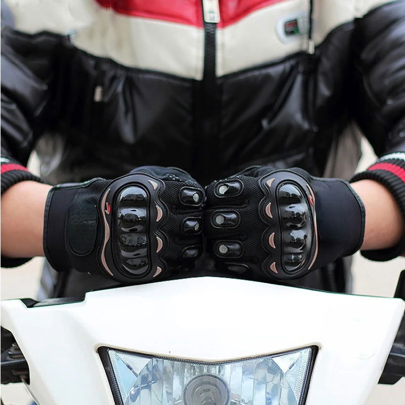 Motorcycle Gloves Men's Motorcycle Gloves Breathable Closed Finger Racing Gloves for Outdoor Sports Crossbike Riding - Slobuy