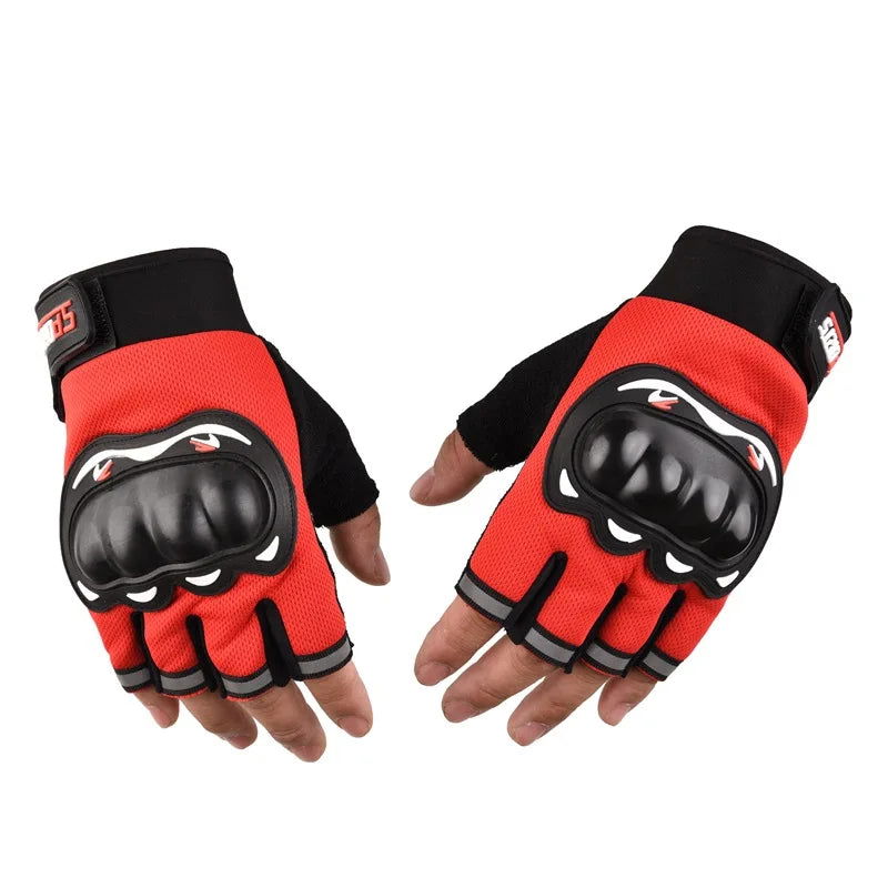 Motorcycle Gloves Men's Motorcycle Gloves Breathable Closed Finger Racing Gloves for Outdoor Sports Crossbike Riding - Slobuy