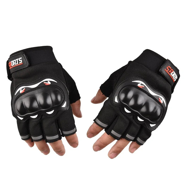 Motorcycle Gloves Men's Motorcycle Gloves Breathable Closed Finger Racing Gloves for Outdoor Sports Crossbike Riding - Slobuy