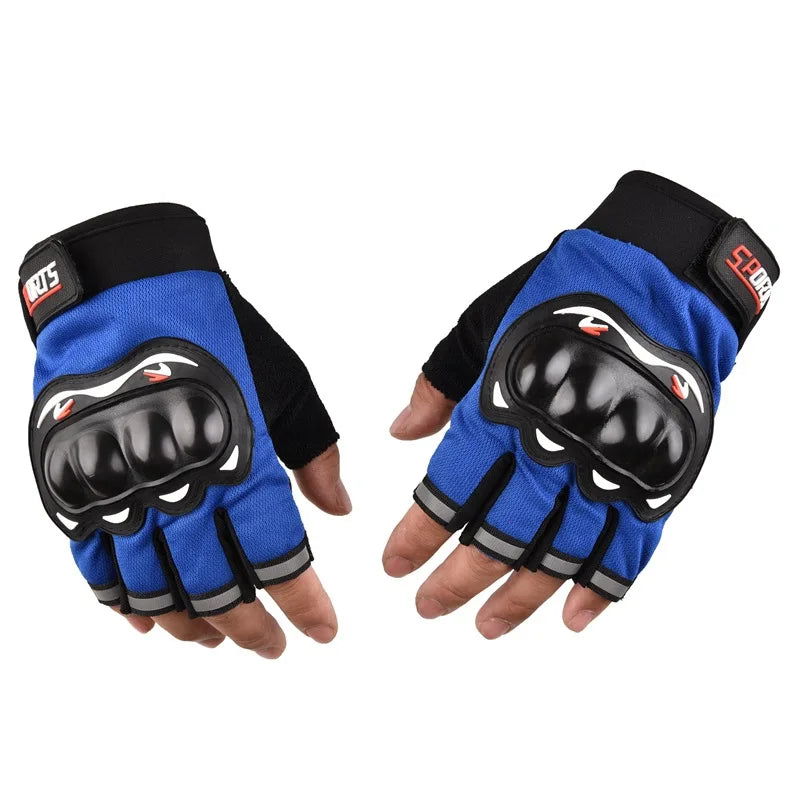 Motorcycle Gloves Men's Motorcycle Gloves Breathable Closed Finger Racing Gloves for Outdoor Sports Crossbike Riding - Slobuy