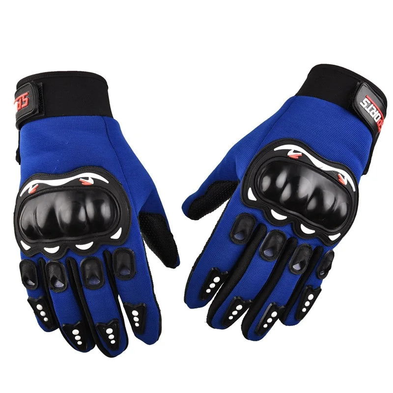 Motorcycle Gloves Men's Motorcycle Gloves Breathable Closed Finger Racing Gloves for Outdoor Sports Crossbike Riding - Slobuy