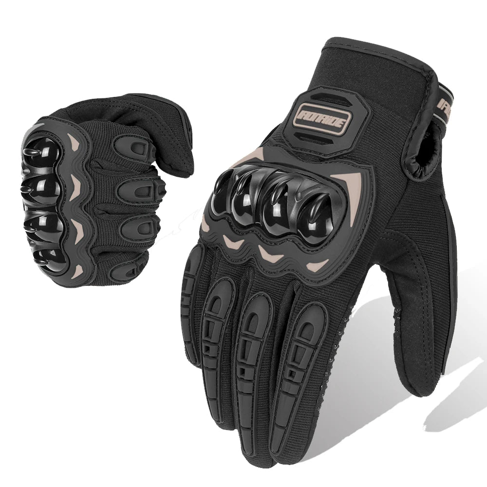 Motorcycle Gloves Summer Riding Breathable Gloves Hard Knuckle Touchscreen Motorbike Gloves Tactical Gloves For Dirt Bike Moto - Slobuy