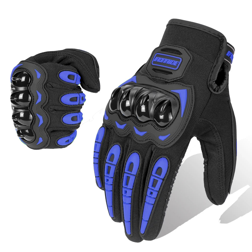 Motorcycle Gloves Summer Riding Breathable Gloves Hard Knuckle Touchscreen Motorbike Gloves Tactical Gloves For Dirt Bike Moto - Slobuy