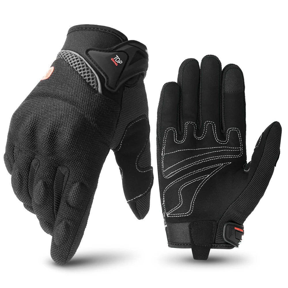 Motorcycle Gloves Summer Riding Breathable Gloves Hard Knuckle Touchscreen Motorbike Gloves Tactical Gloves For Dirt Bike Moto - Slobuy