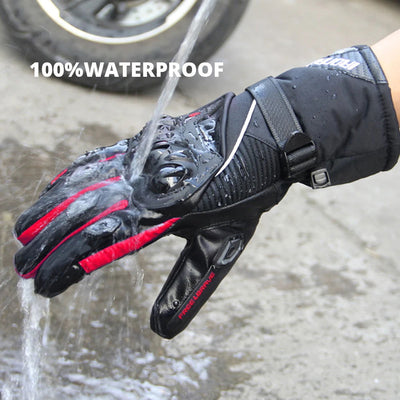 Motorcycle Gloves Windproof Waterproof Guantes Moto Men Motorbike Riding Gloves Touch Screen Moto Motocross Gloves Winter - Slobuy