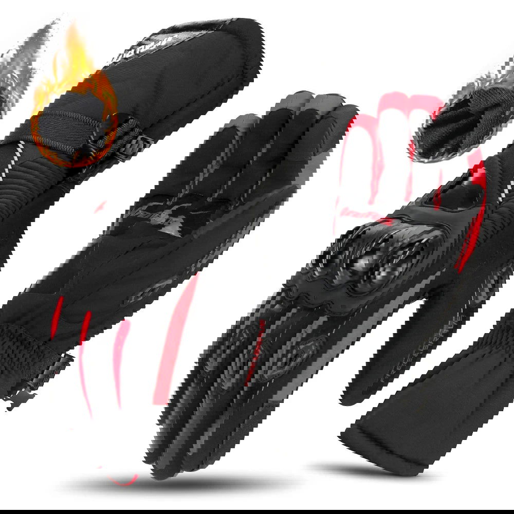 Motorcycle Gloves Windproof Waterproof Guantes Moto Men Motorbike Riding Gloves Touch Screen Moto Motocross Gloves Winter - Slobuy