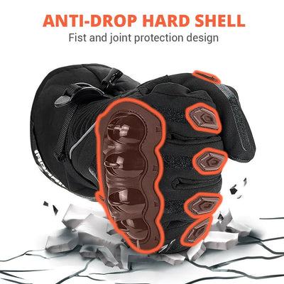 Motorcycle Gloves Windproof Waterproof Guantes Moto Motorbike Riding Gloves Touch Screen Moto Motocross Gloves 4 Seasons - Slobuy