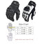 Motorcycle Gloves black Racing Genuine Leather Motorbike white Road Racing Team Glove men summer winter - Slobuy